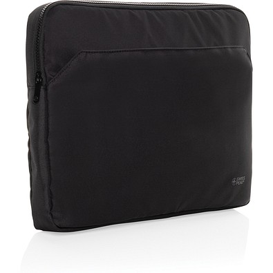 Swiss Peak Aware™ RPET Essential 15.6" Laptop Sleeve, schwarz