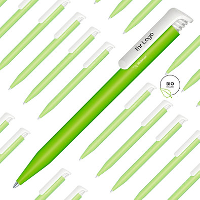 Spar-Preis senator® Druck-Kugelschreiber Super Hit Bio, 500 Teile, inkl. 1-fbg. Druck, blaue Mine, hellgrün Spar-Preis senator® Druck-Kugelschreiber Super Hit Bio, 500 Teile, inkl. 1-fbg. Druck, blaue Mine, hellgrün