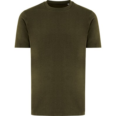 Iqoniq Brett T-Shirt aus recycelter Baumwolle, khaki, L