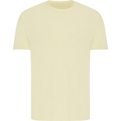 Iqoniq Brett T-Shirt aus recycelter Baumwolle, cream yellow, L