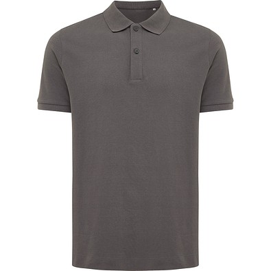 Iqoniq Yosemite Piqué-Poloshirt aus recycelter Baumwolle, anthrazit, XXS