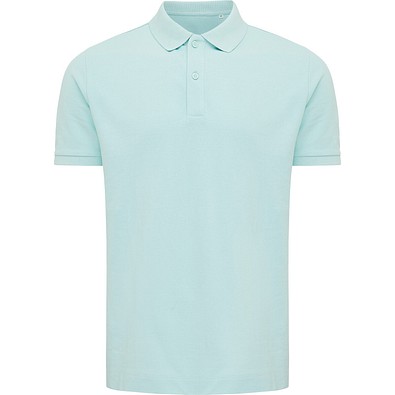 Iqoniq Yosemite Piqué-Poloshirt aus recycelter Baumwolle, crushed mint, XL