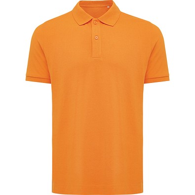 Iqoniq Yosemite Piqué-Poloshirt aus recycelter Baumwolle, orange, XL