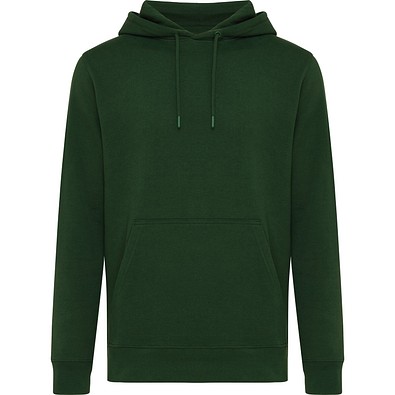 Iqoniq Rila Lightweight Hoodie aus recycelter Baumwolle, forest green, XXS