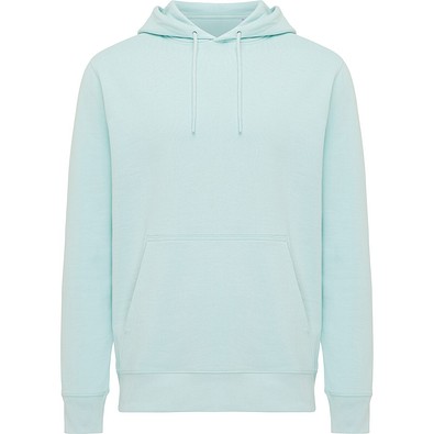 Iqoniq Rila Lightweight Hoodie aus recycelter Baumwolle, crushed mint, XL