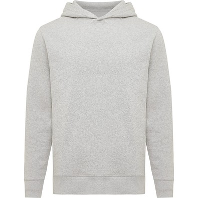 Iqoniq Yengo Hoodie mit Seitentaschen aus rec. Baumwolle, light heather grey, XS