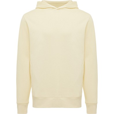 Iqoniq Yengo Hoodie mit Seitentaschen aus rec. Baumwolle, cream yellow, XS