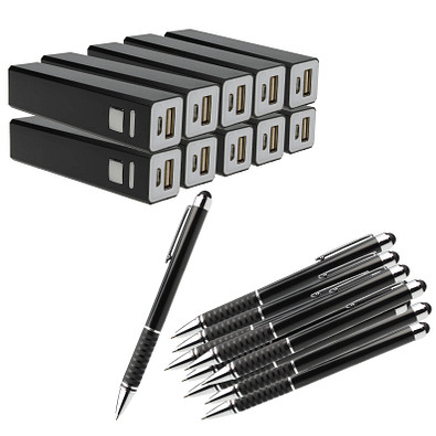 Werbe-Sparset Touch & Load, 60-tlg., inkl. Gravur, schwarz