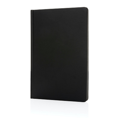 A5 Impact Steinpaper Hardcover Notizbuch, schwarz