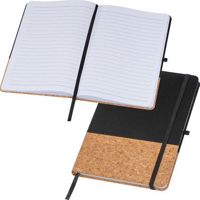 A5 Notizbuch Nantes,schwarz