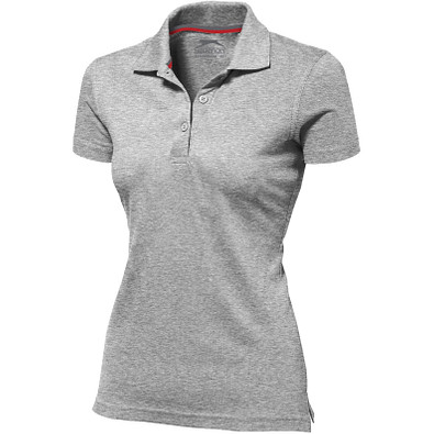 Slazenger™ Damen Poloshirt Advantage, grau meliert, L Slazenger™ Damen Poloshirt Advantage, grau meliert, L