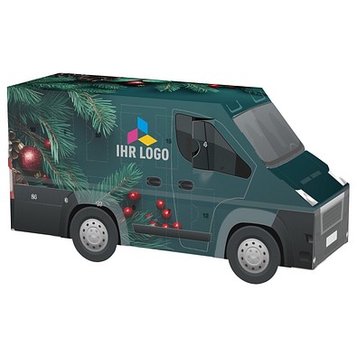 Adventskalender Transporter, Ritter SPORT Schokowürfel, Edle Tannenzweige