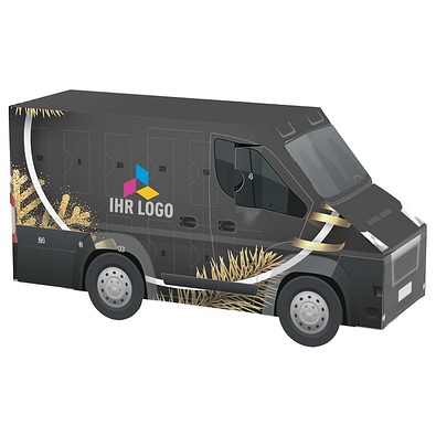 Adventskalender Transporter, Ritter SPORT Schokowürfel, Edle Weihnacht