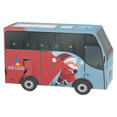 Adventskalender Bus, Ritter SPORT Schokowürfel, Little Santa