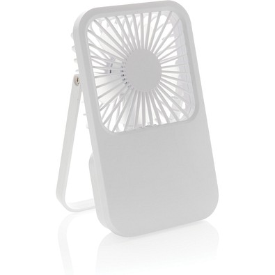 Aervina wiederaufladbarer Tischventilator aus RCS rec. ABS, weiß