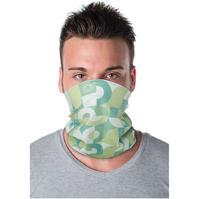 Alice 145 g/m² Sublimation-Multi-Schal aus RPET, weiss