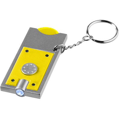 Allegro Schlüssellicht mit Münzhalter, gelb Allegro Schlüssellicht mit Münzhalter, gelb