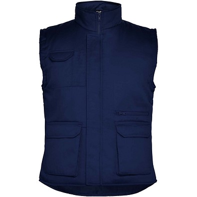 Almanzor Vielseitige Thermo Arbeitsweste mit hohem Kragen, marineblau, 2XL