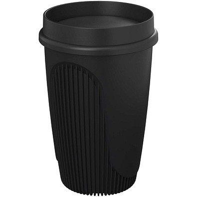Alto POP 350 ml Becher mit 360°-Deckel, schwarz