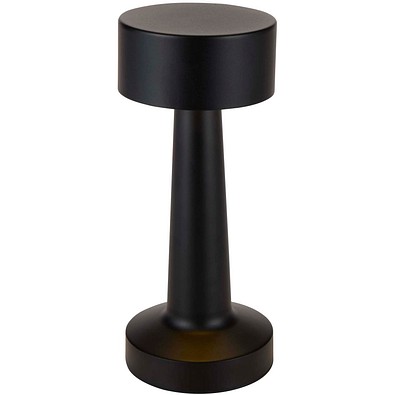 Aludra Wiederaufladbare dimmbare Tischlampe mit 3 Lichtmodi, schwarz