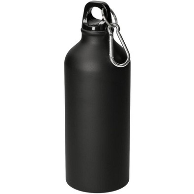 Aluminiumflasche Sporty 0,6 l matt, schwarz