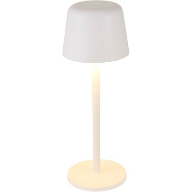 Alya Wiederaufladbare dimmbare Tischlampe mit 3 Lichtmodi, weiss