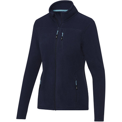 Amber GRS recycelte Fleecejacke für Damen, navy, M