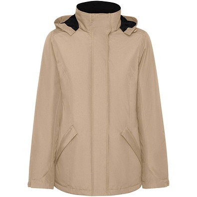 America wattierter Parka für Damen, Dark Sand, 3XL