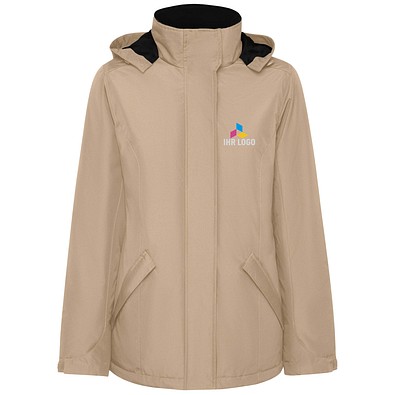 America wattierter Parka für Damen, Dark Sand, 3XL