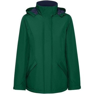 America wattierter Parka für Damen, dunkelgrün, 3XL