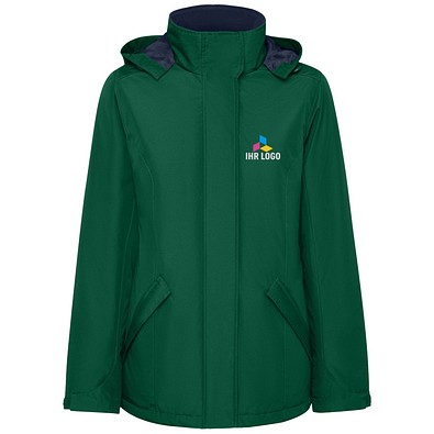 America wattierter Parka für Damen, dunkelgrün, 3XL