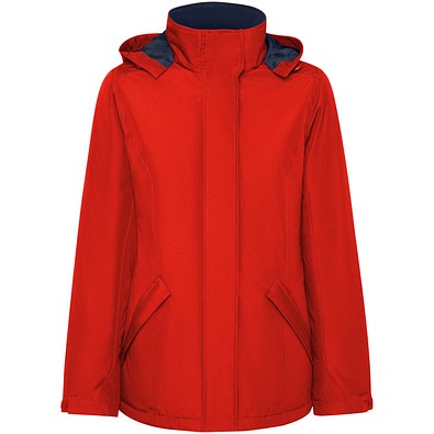 America wattierter Parka für Damen, rot, XL
