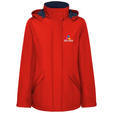 America wattierter Parka für Damen, rot, 3XL