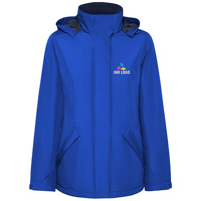 America wattierter Parka für Damen, royalblau, 3XL
