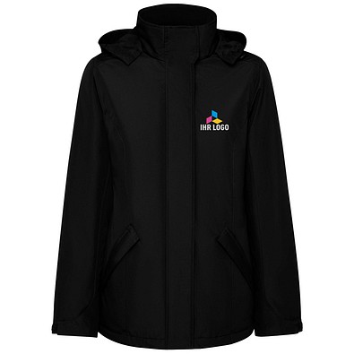 America wattierter Parka für Damen, schwarz, 3XL