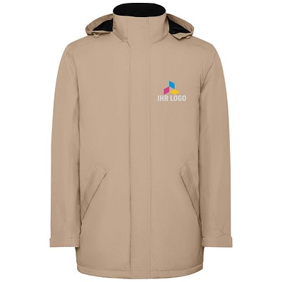 America wattierter Parka für Herren, Dark Sand, 3XL