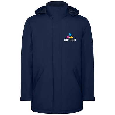 America wattierter Parka für Herren, Navy Blue, 3XL
