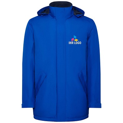 America wattierter Parka für Herren, royalblau, 3XL