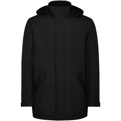 America wattierter Parka für Herren, schwarz, S