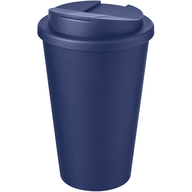 Americano® 350 ml Isolierbecher mit auslaufsicherem Schraubverschluss, blau/blau