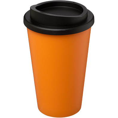 Americano® 350 ml Isolierbecher, orange,schwarz Americano® 350 ml Isolierbecher, orange,schwarz