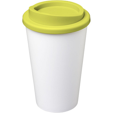 Americano® 350 ml Isolierbecher, weiss,limone Americano® 350 ml Isolierbecher, weiss,limone