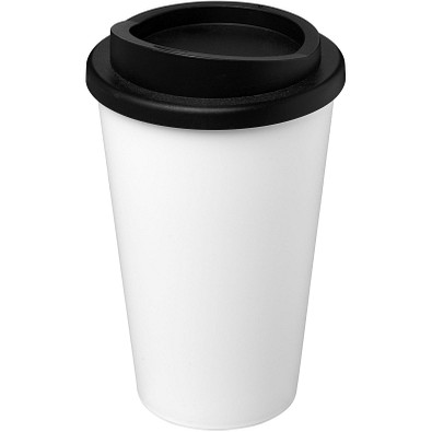 Americano® 350 ml Isolierbecher, weiß/schwarz