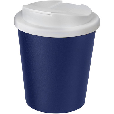 Americano® Espresso 250 ml Isolierbecher mit auslaufsicherem Schraubverschluss, blau/weiß