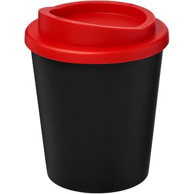 Americano Espresso Isolierbecher, 250 ml, schwarz,rot Americano Espresso Isolierbecher, 250 ml, schwarz,rot