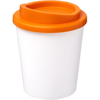 Americano Espresso Isolierbecher, 250 ml, weiss,orange Americano Espresso Isolierbecher, 250 ml, weiss,orange