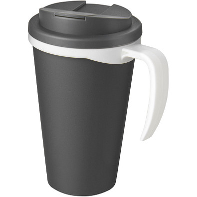 Americano® Grande 350 ml Isolierbecher mit auslaufsicherem Schraubverschluss, grau