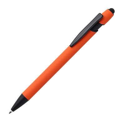 PENKO® Metall-Touch-Kugelschreiber Anacapa-Black, orange