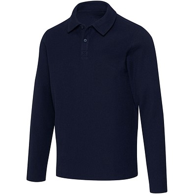 Apollo 245 g/m² Langarm Poloshirt Unisex, navy, XXS