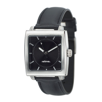 reflects® Armbanduhr Classic Quadrat, schwarz reflects® Armbanduhr Classic Quadrat, schwarz
